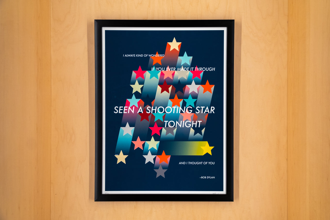 Shooting Star Poster by Michiko Toki