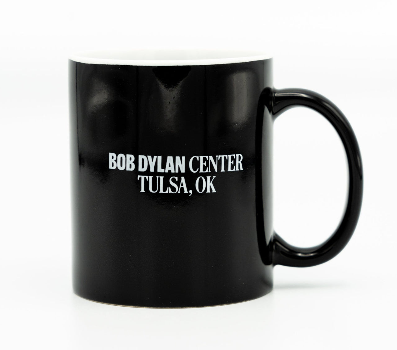 Bob Dylan Center® Logo Black Enamel Mug