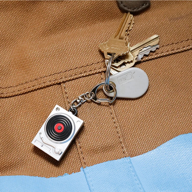 Turntable Keychain