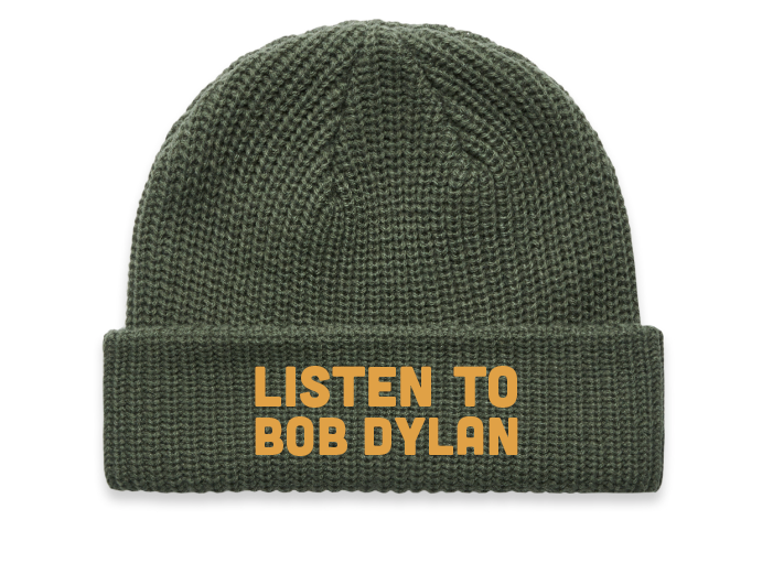 Listen to Bob Dylan Beanie