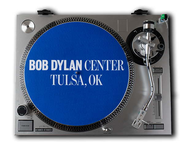 Bob Dylan Center® Logo Turntable Slipmat